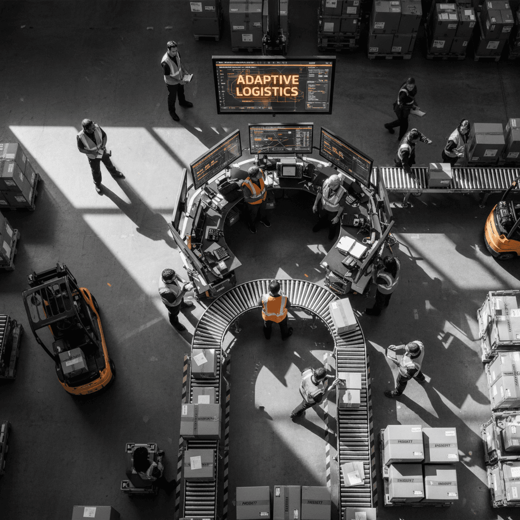 Flexible logistics support with team coordination